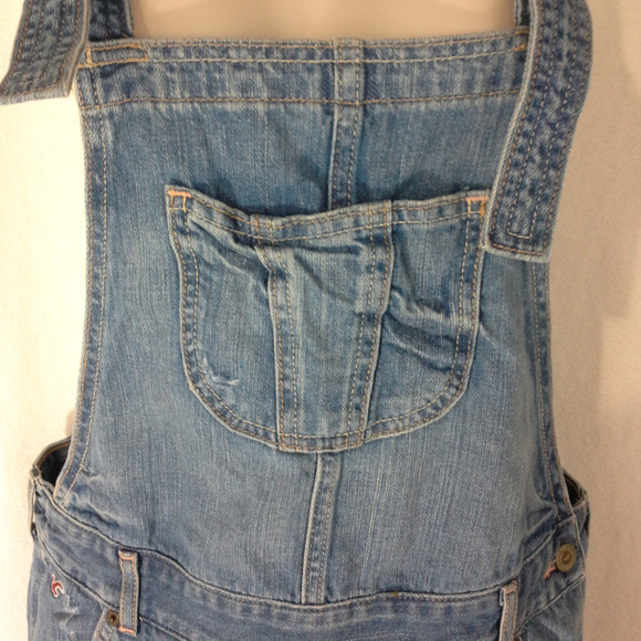 Hollister Jeans Hollister Overalls Shortalls Size S Med Light Blue Poshmark